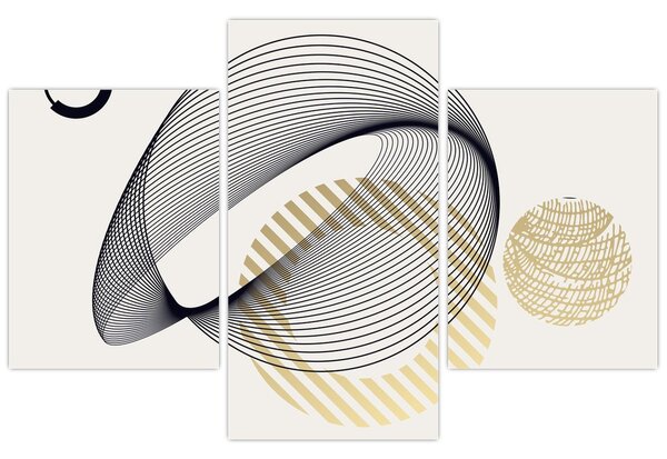 Kép - Geometriai formák N⁰3 (90x60 cm)
