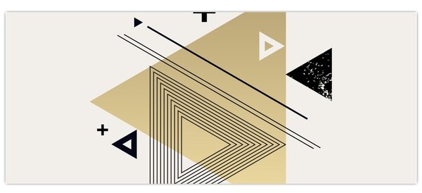 Kép - Geometriai formák N⁰4 (120x50 cm)