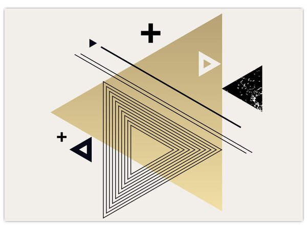 Kép - Geometriai formák N⁰4 (70x50 cm)