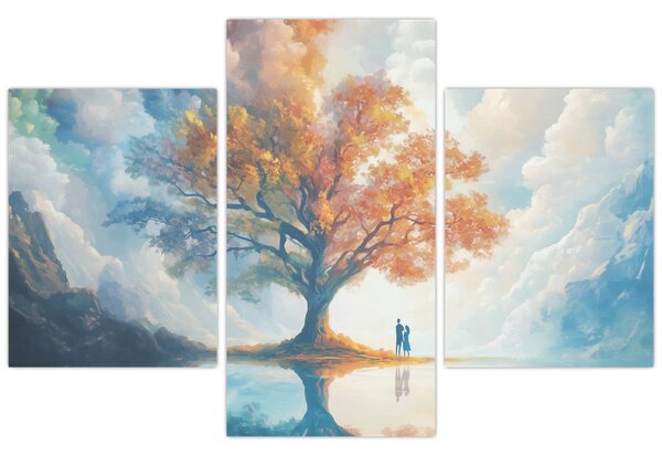 Kép – Az élet és szerelem fája (90x60 cm)