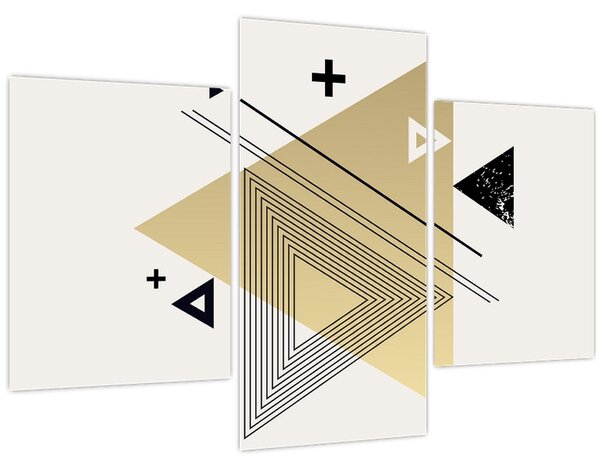 Kép - Geometriai formák N⁰4 (90x60 cm)