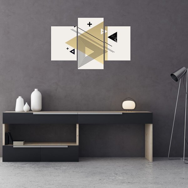 Kép - Geometriai formák N⁰4 (90x60 cm)