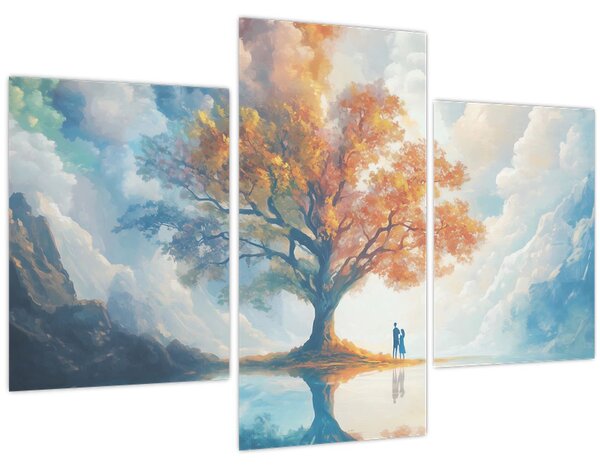 Kép – Az élet és szerelem fája (90x60 cm)