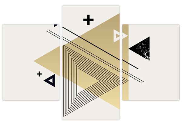 Kép - Geometriai formák N⁰4 (90x60 cm)