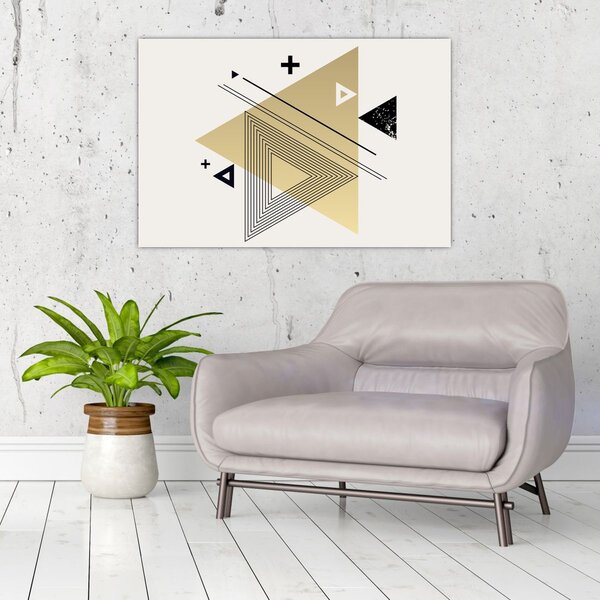 Kép - Geometriai formák N⁰4 (90x60 cm)