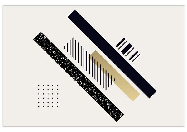Kép - Geometriai formák N⁰5 (90x60 cm)
