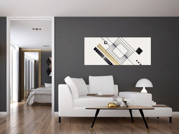 Kép - Geometriai formák N⁰6 (120x50 cm)