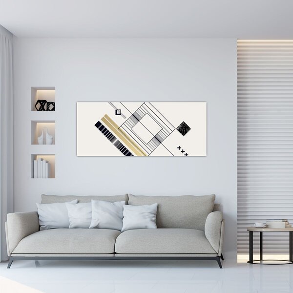 Kép - Geometriai formák N⁰6 (120x50 cm)