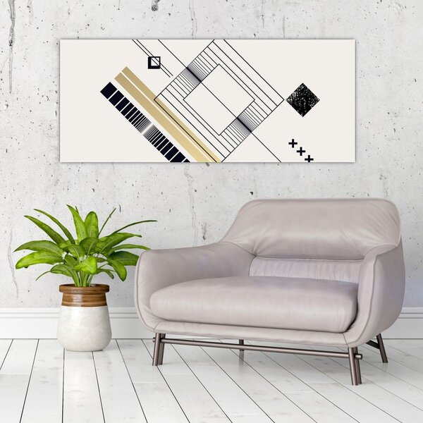 Kép - Geometriai formák N⁰6 (120x50 cm)