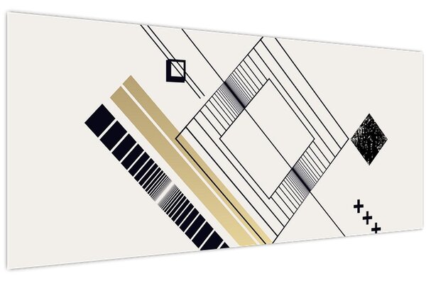 Kép - Geometriai formák N⁰6 (120x50 cm)