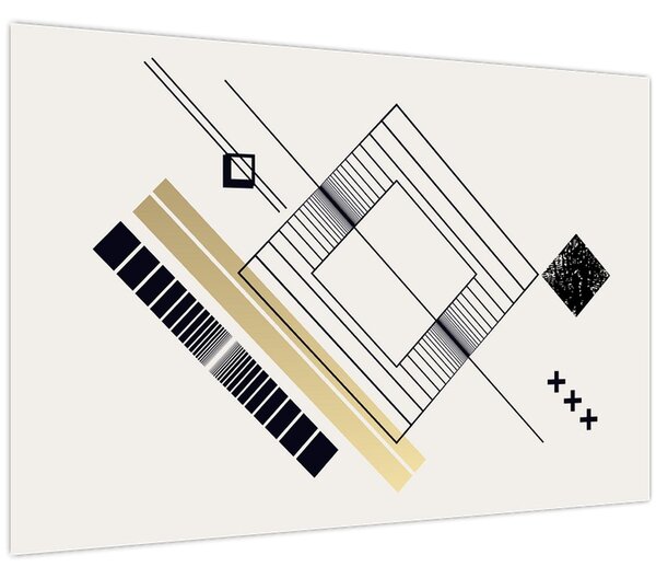 Kép - Geometriai formák N⁰6 (90x60 cm)