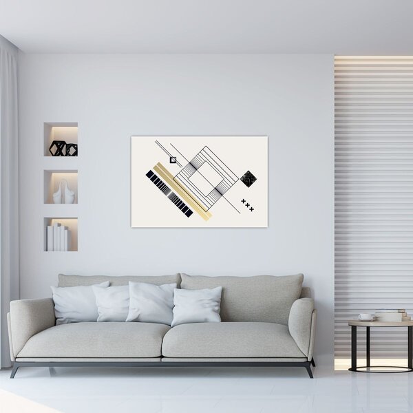 Kép - Geometriai formák N⁰6 (90x60 cm)