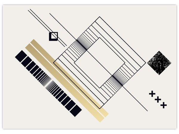 Kép - Geometriai formák N⁰6 (70x50 cm)