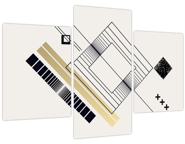 Kép - Geometriai formák N⁰6 (90x60 cm)