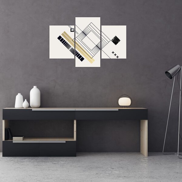 Kép - Geometriai formák N⁰6 (90x60 cm)