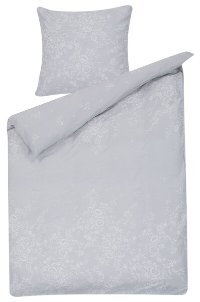 Paplanhuzat szett MORNINGSIDE Pamut szatén 135 x 200 cm Szürke