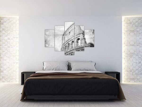 Kép - Vintage képeslap a városról N⁰1 (150x105 cm)