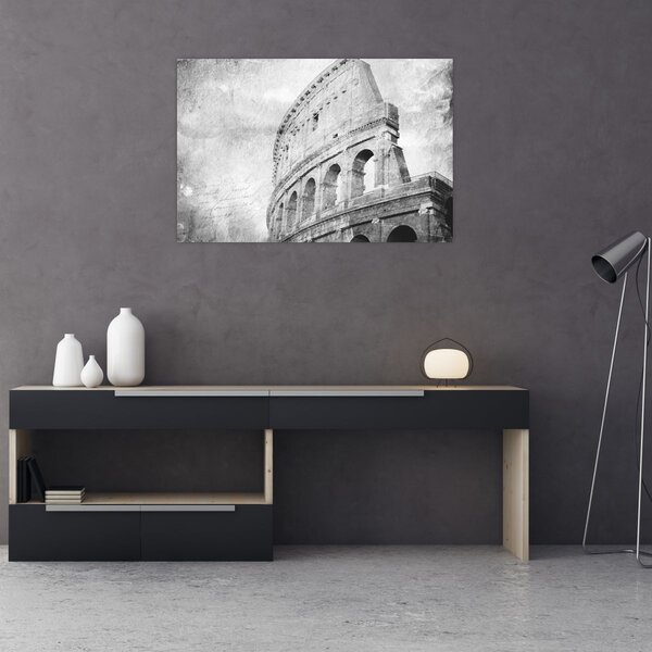 Kép - Vintage képeslap a városról N⁰1 (90x60 cm)