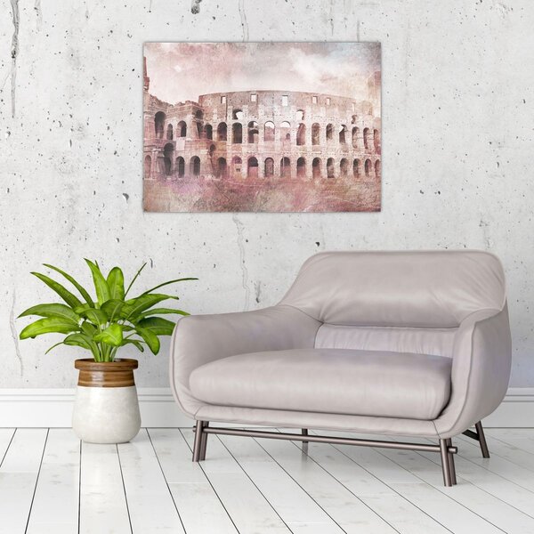 Kép - Vintage képeslap a városról N⁰2 (70x50 cm)