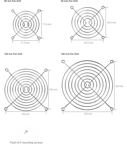 ARCTIC Fan Grill Ventilátor védőrács