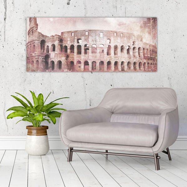 Kép - Vintage képeslap a városról N⁰2 (120x50 cm)