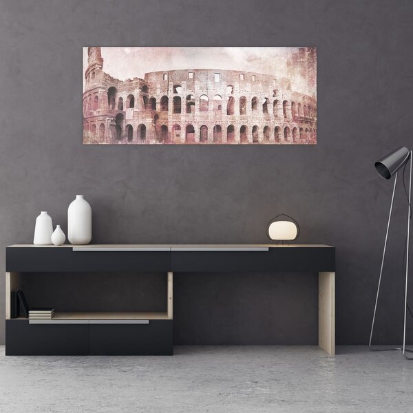 Kép - Vintage képeslap a városról N⁰2 (120x50 cm)