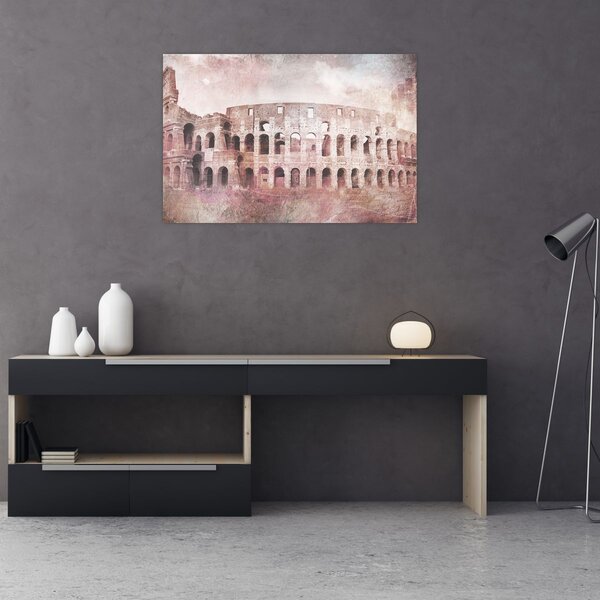 Kép - Vintage képeslap a városról N⁰2 (90x60 cm)