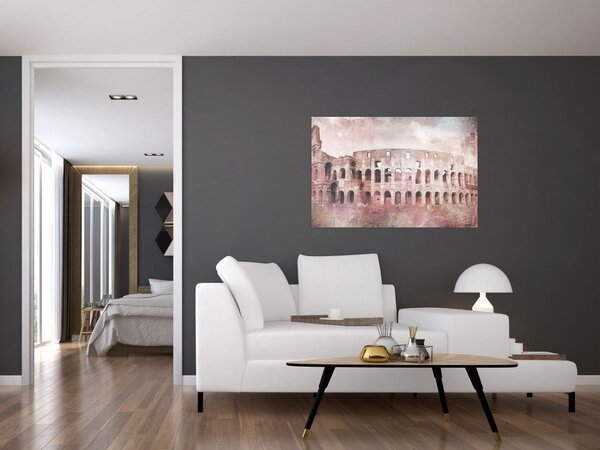 Kép - Vintage képeslap a városról N⁰2 (90x60 cm)