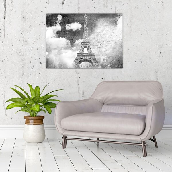 Kép - Vintage képeslap a városról N⁰3 (70x50 cm)
