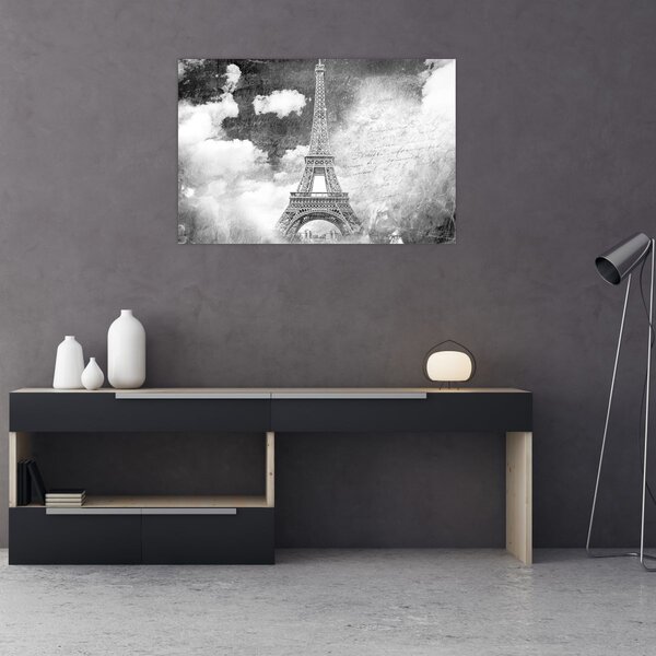 Kép - Vintage képeslap a városról N⁰3 (90x60 cm)