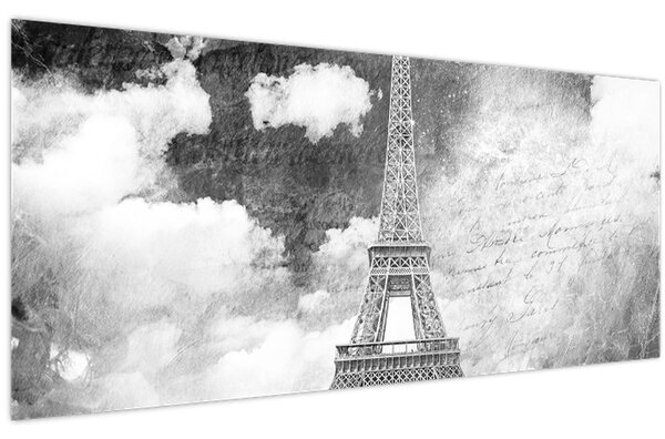 Kép - Vintage képeslap a városról N⁰3 (120x50 cm)
