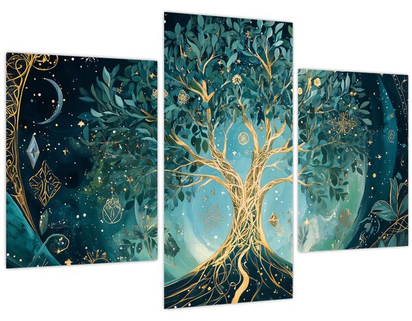 Kép – Életfa az univerzumban (90x60 cm)