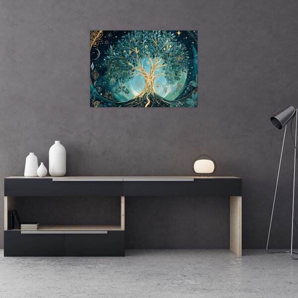 Kép – Életfa az univerzumban (70x50 cm)