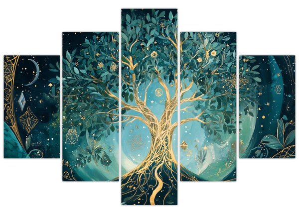 Kép – Életfa az univerzumban (150x105 cm)