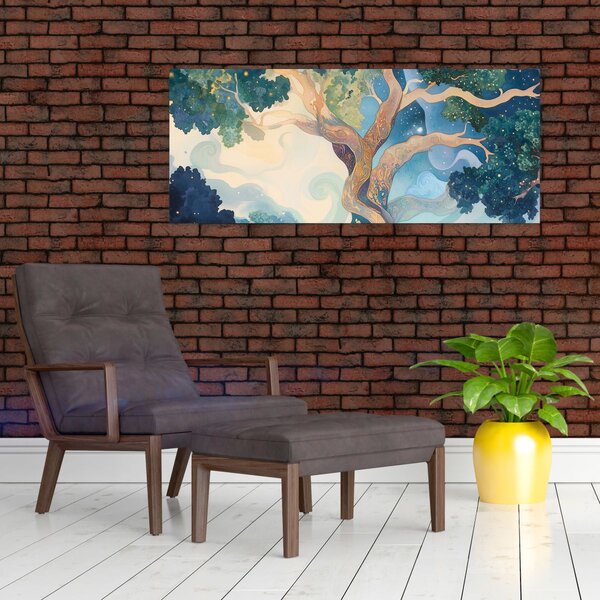 Kép – Kozmikus fa (120x50 cm)