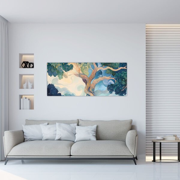 Kép – Kozmikus fa (120x50 cm)