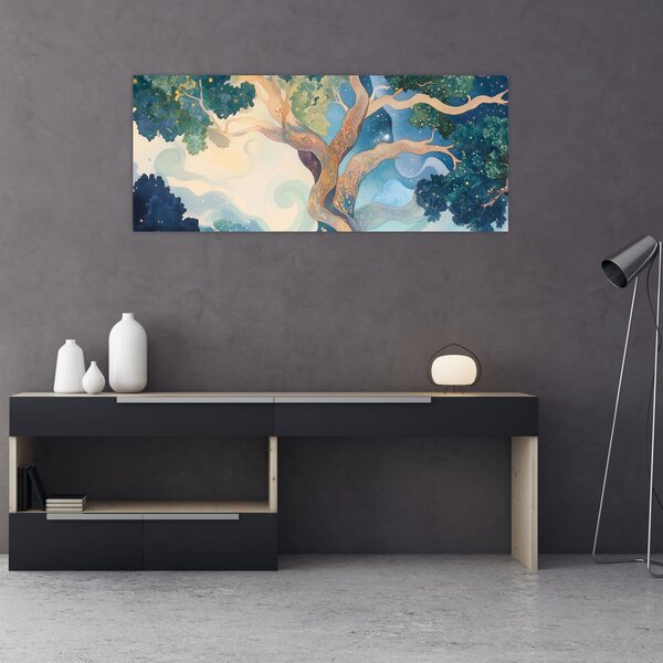 Kép – Kozmikus fa (120x50 cm)