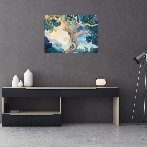 Kép – Kozmikus fa (70x50 cm)