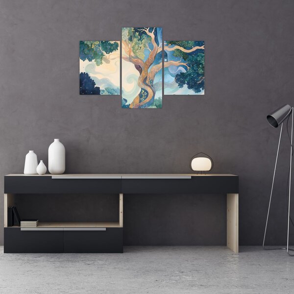 Kép – Kozmikus fa (90x60 cm)