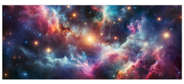 Kép - Sötét univerzum (120x50 cm)