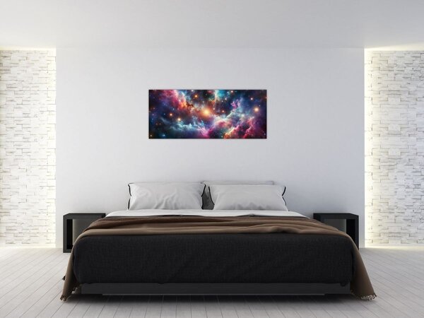 Kép - Sötét univerzum (120x50 cm)
