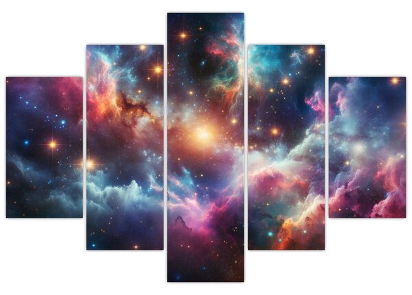Kép - Sötét univerzum (150x105 cm)