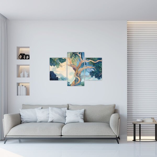 Kép – Kozmikus fa (90x60 cm)