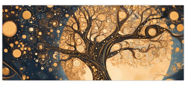 Kép – Szürrealista fa (120x50 cm)