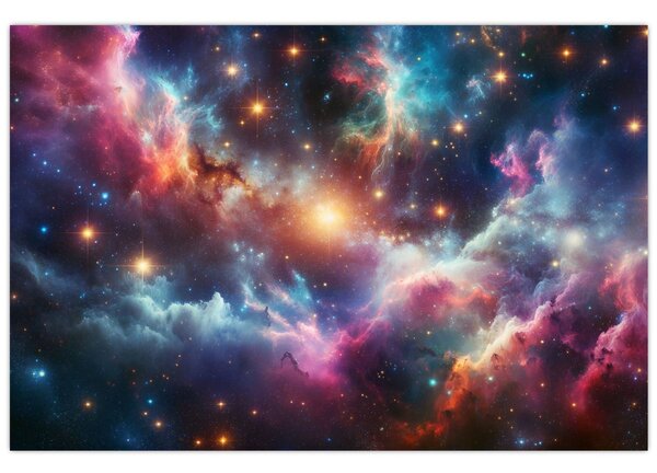 Kép - Sötét univerzum (90x60 cm)