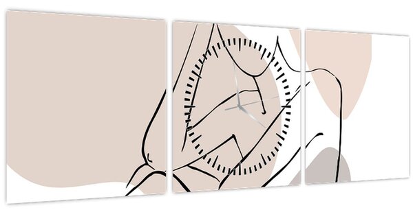 Kép - Női test vonal művészet N⁰1 (órával) (90x30 cm)