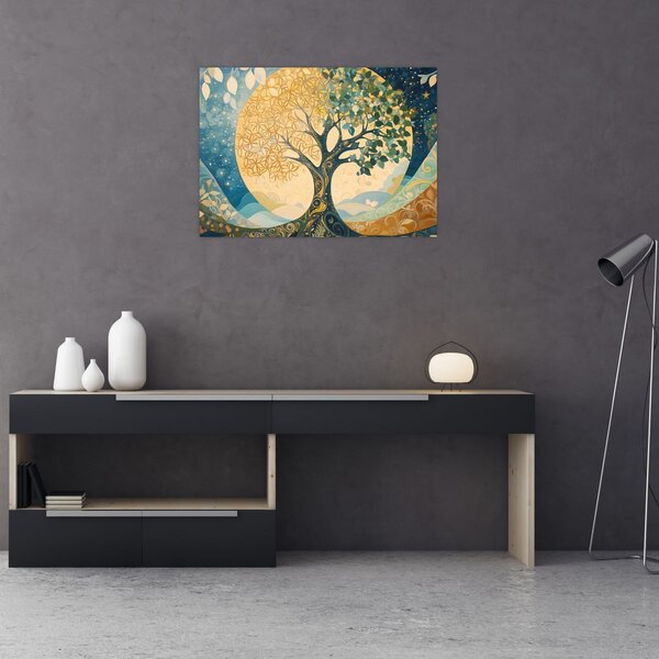 Kép – Életfa a holdban (70x50 cm)