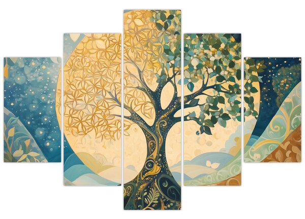 Kép – Életfa a holdban (150x105 cm)