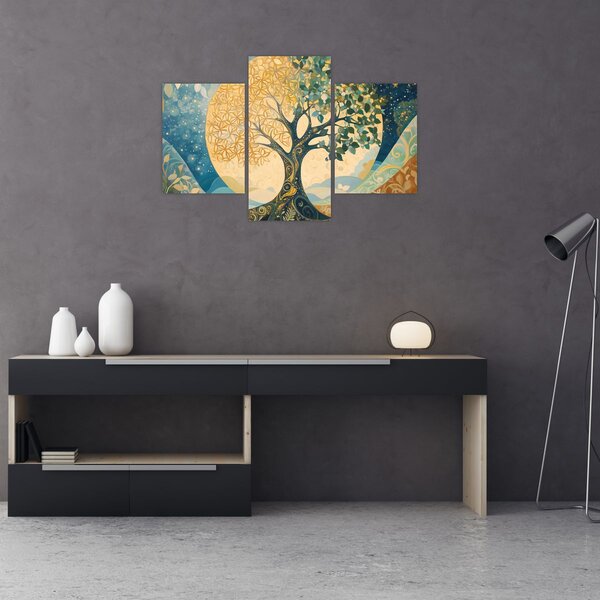 Kép – Életfa a holdban (90x60 cm)