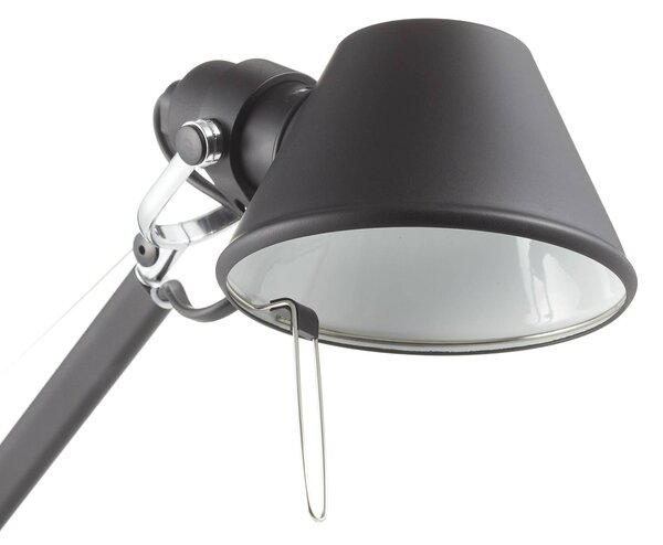 Artemide Tolomeo Micro asztali világítás, fekete, Fekete, Dolgozószoba / Iroda, Alumínium, Dizájn